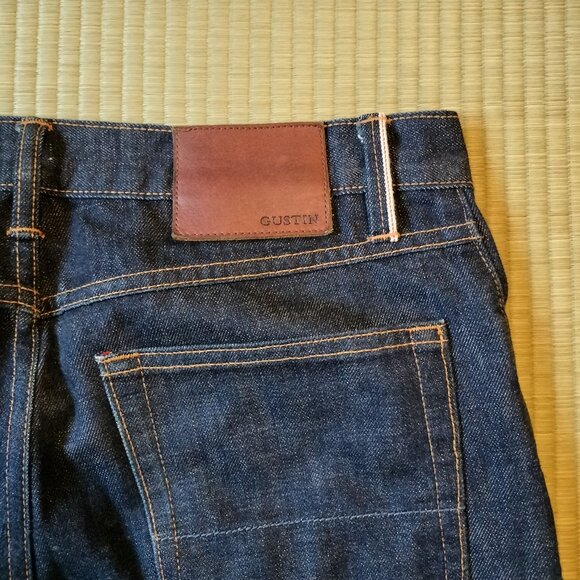 Gustin #107 The Zimbabwe Selvedge Denim Jeans - Slim Fit 33x34 - Picture 3 of 6